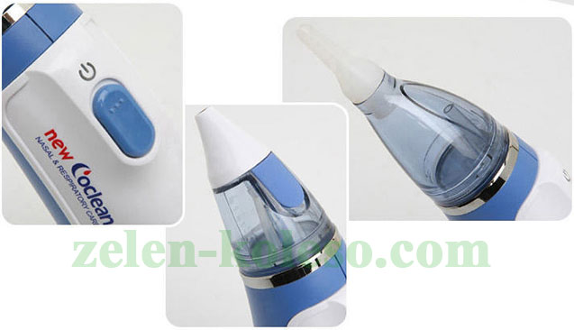 Электрический спрей аспиратор для носа NEW Coclean ( Коклин )  соплеотсос насадки 