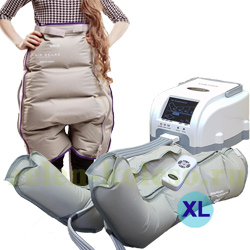 Аппарат прессотерапии и лимфодренажа LymphaNorm Control (пневмомассажёр) (чулки для ног размер XL + шорты)