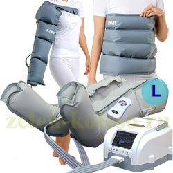 Аппарат прессотерапии и лимфодренажа LymphaNorm Control (пневмомассажёр) (чулки для ног размер L + манжета для талии + рукав)