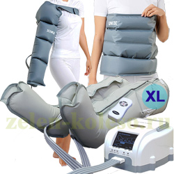 Аппарат прессотерапии и лимфодренажа LymphaNorm Control (пневмомассажёр) (чулки для ног размер XL + манжета для талии + рукав)