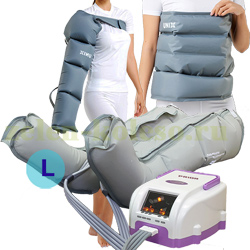 Аппарат прессотерапии и лимфодренажа LymphaNorm Proir (пневмомассажёр) (чулки для ног размер L + манжета для талии + рукав)