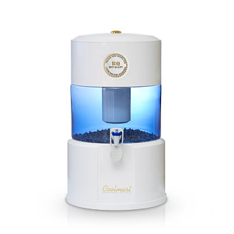 Фильтр для воды Кулмарт ( Coolmart ) CM-101-PPG со стеклянным резервуаром для очищенной воды